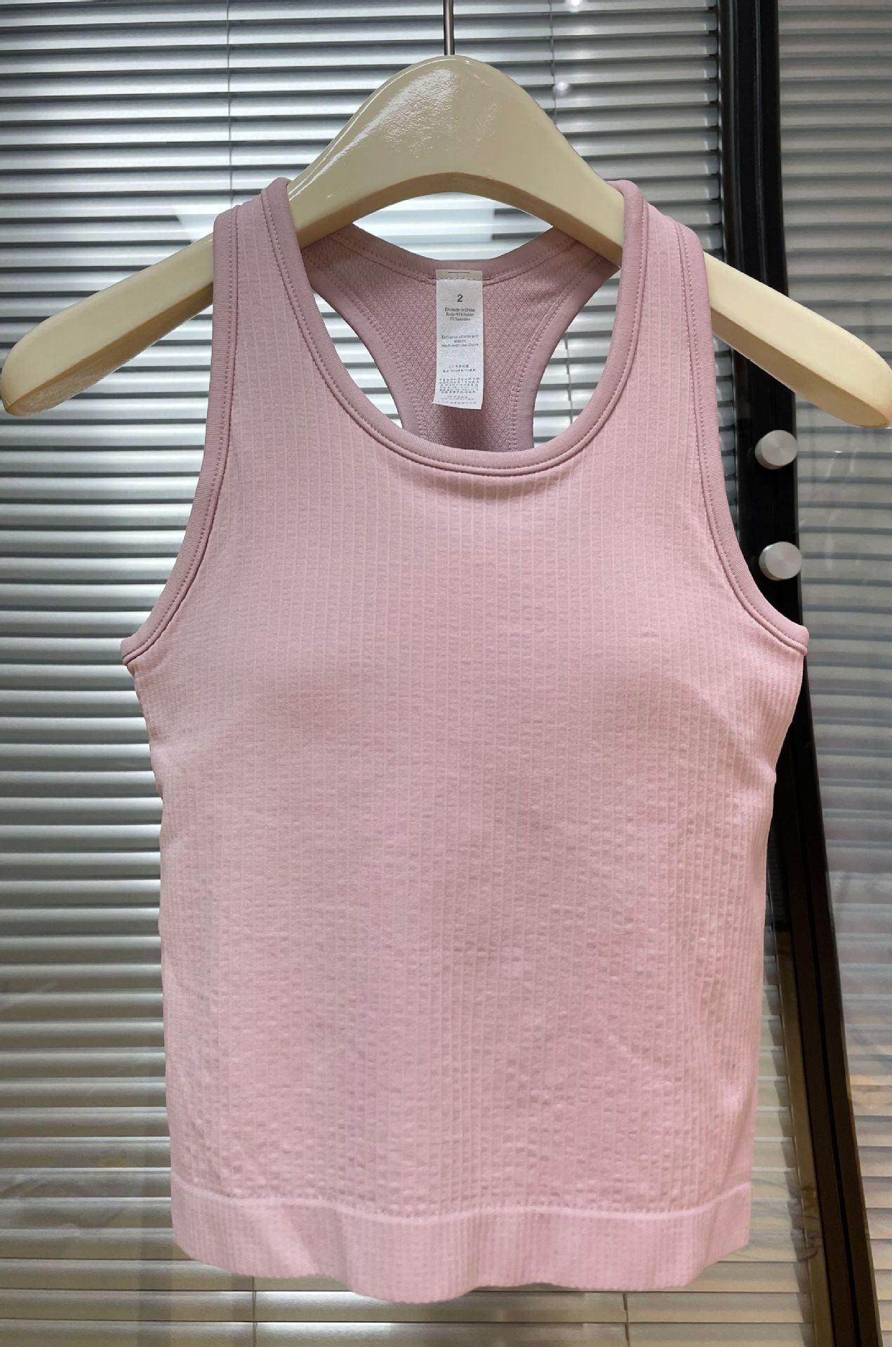 Short EBB vest with threaded chest pad, yoga top, breathable running and fitness suit, Pilates detachable for summer pic 26