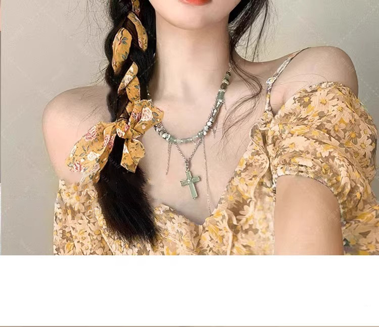 Pearl ribbon headband for women 2025 New high top braid headband, summer broken hair headband, one-piece hairpin headwear pic 19