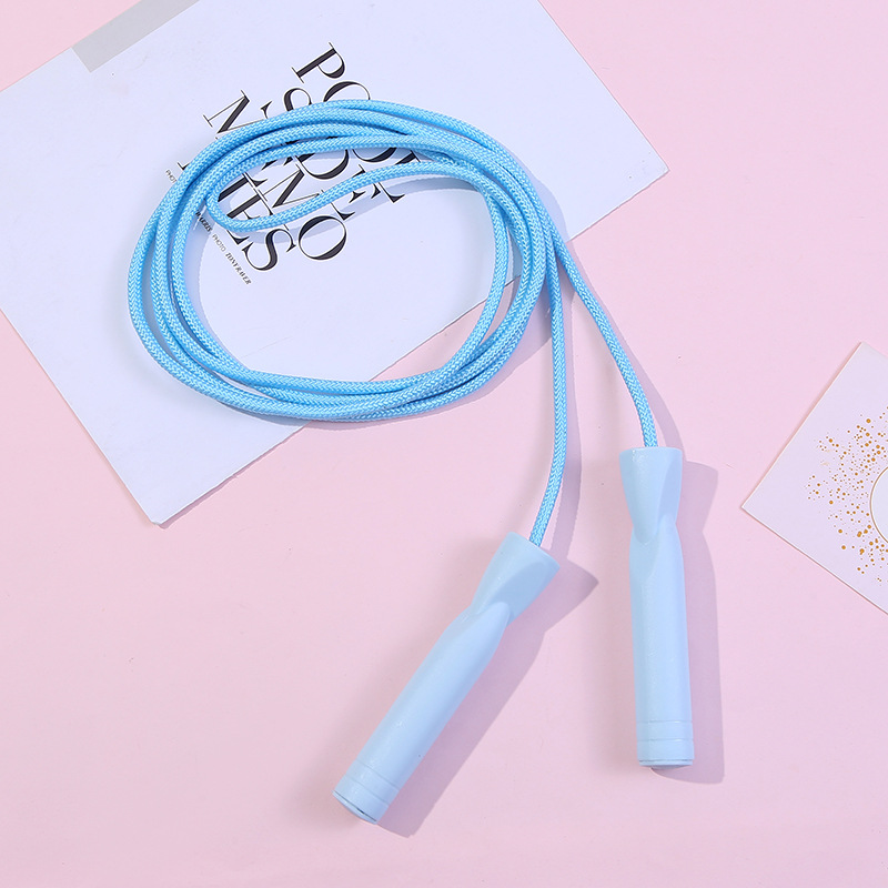 简约运动跳绳厂家批发可调节健身锻炼减脂运动绳成人学生通用跳绳详情9