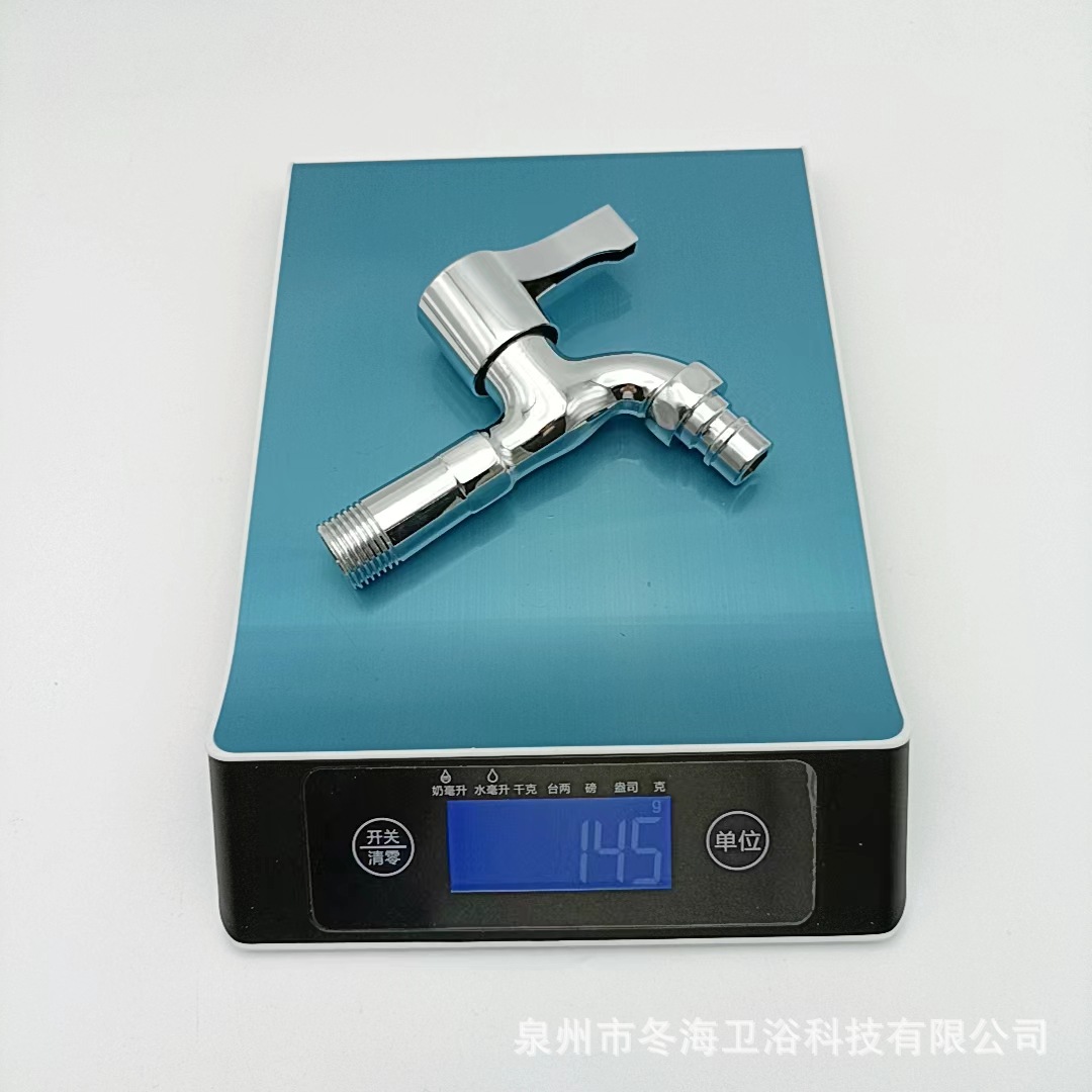 厂家直供外贸跨境款电镀工程款洗手盆拖布池洗衣机快开单冷水龙头详情31