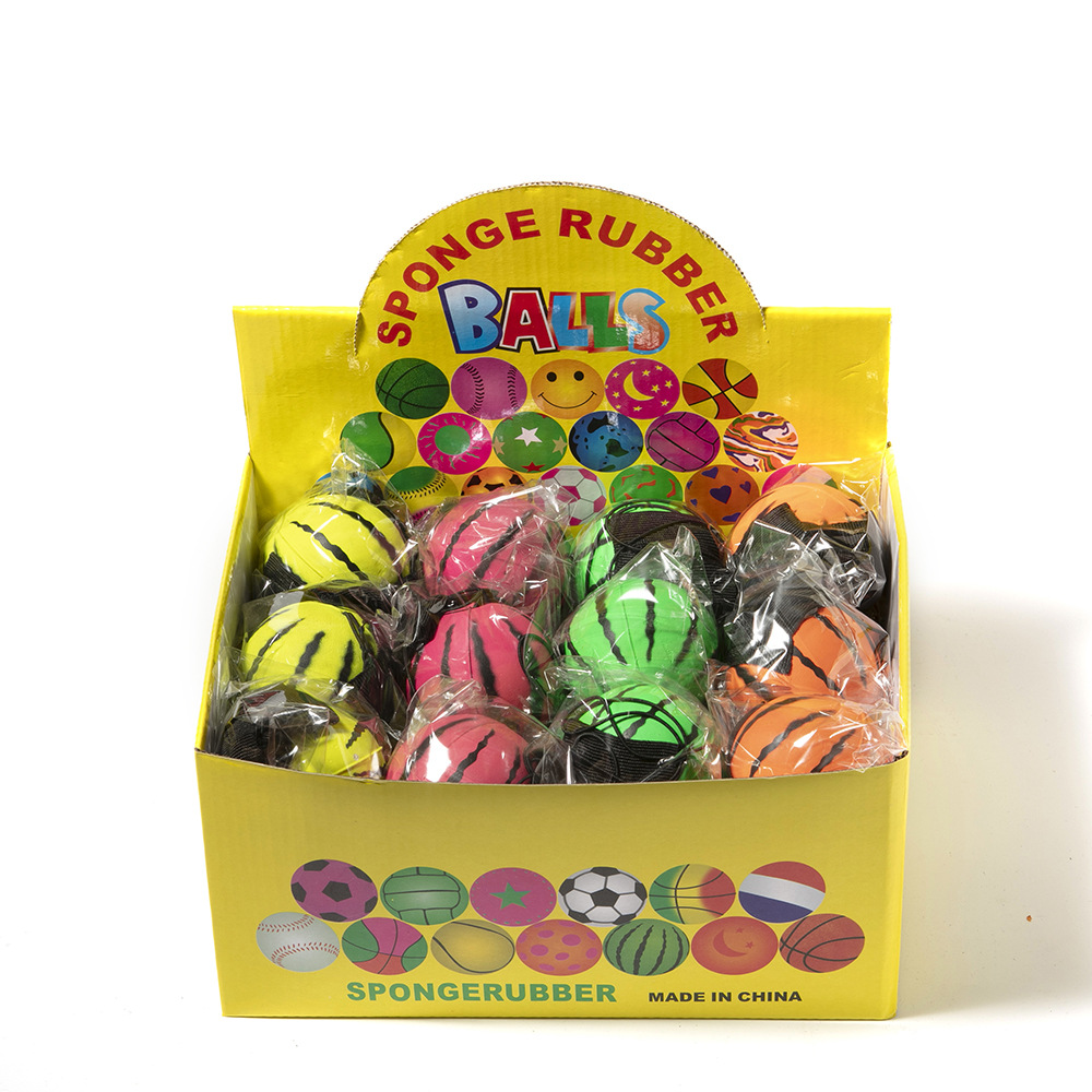 Cross-border best-selling wrist ball 63MMPU elastic ball fitness high-elasticity rubber ball toss ball factory direct sales pic 24