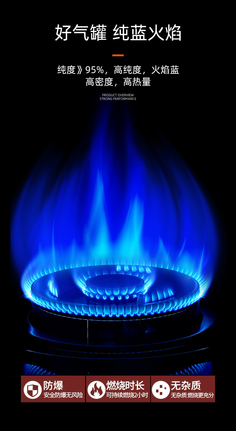 Gas cylinders for gas stoves, small liquefied gas cylinders, portable butane gas cylinders, magnetic gas cylinders for outdoor gas filling pic 7