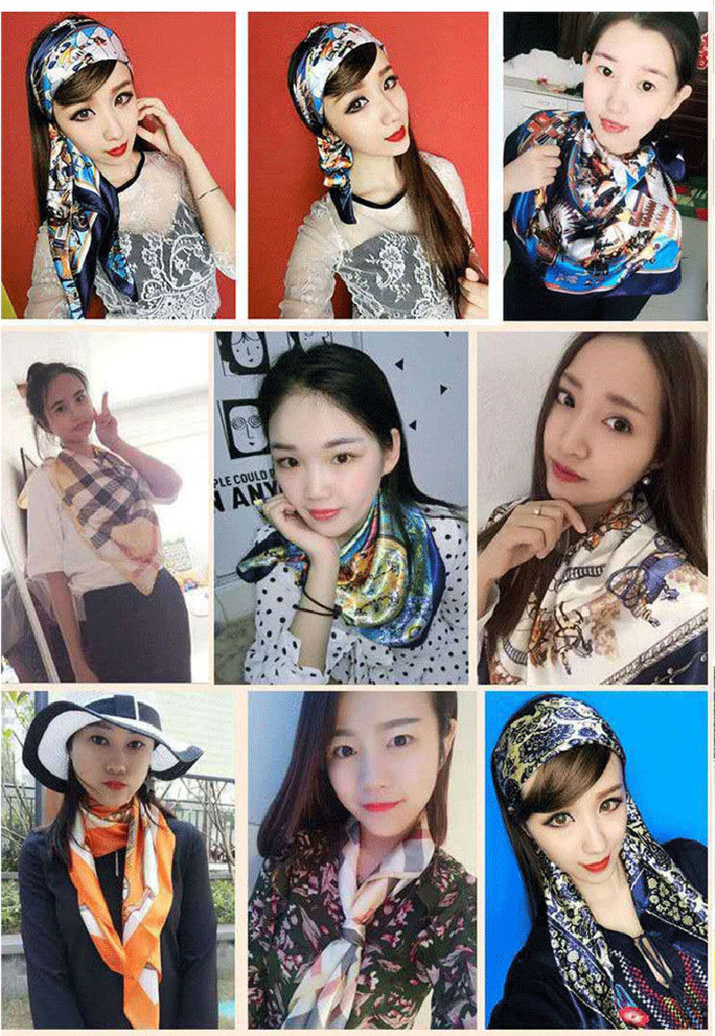 2024新款90色丁丝巾 女士围巾批发穆斯林大方巾 义乌厂家直销爆款详情8