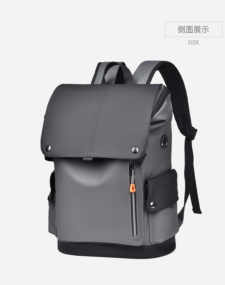 Transfronteriza nueva mochila de negocios mochila de hombre bolsa de computadora de viaje de gran capacidad bolsa de energía de moda cuero PU pic 17
