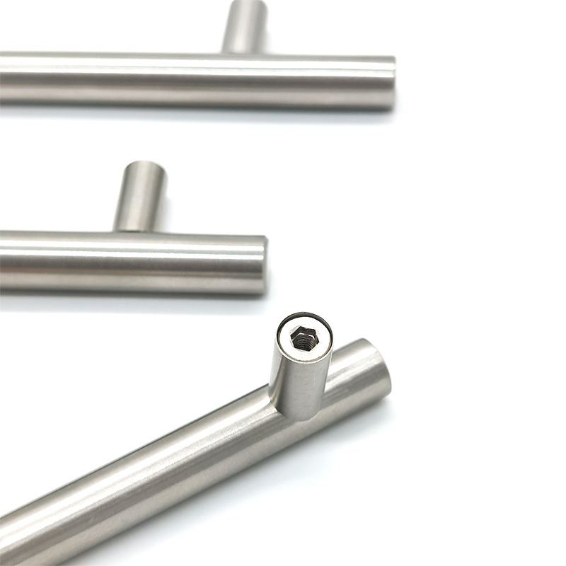 不锈钢拉手橱柜拉手柜门拉手抽屉把手家具拉手空心T型小拉手详情2