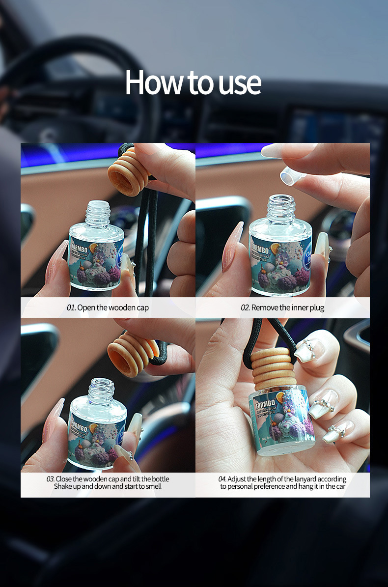 【 Cross-border Exclusive 】FORMBO Car Aroma Diffuser, Special Aroma Diffuser for Car Accessories, Deodorizing and long-lasting fragrance wholesale pic 12