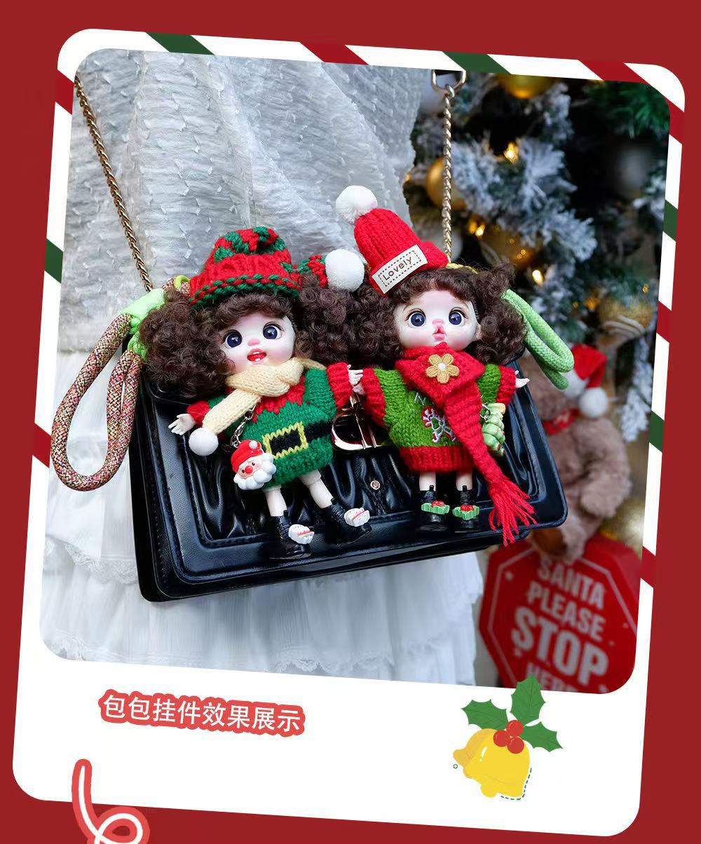 萝莉芬潮玩创意时尚手机挂件搪胶娃娃萌趣挂件娃手办礼物手办详情14