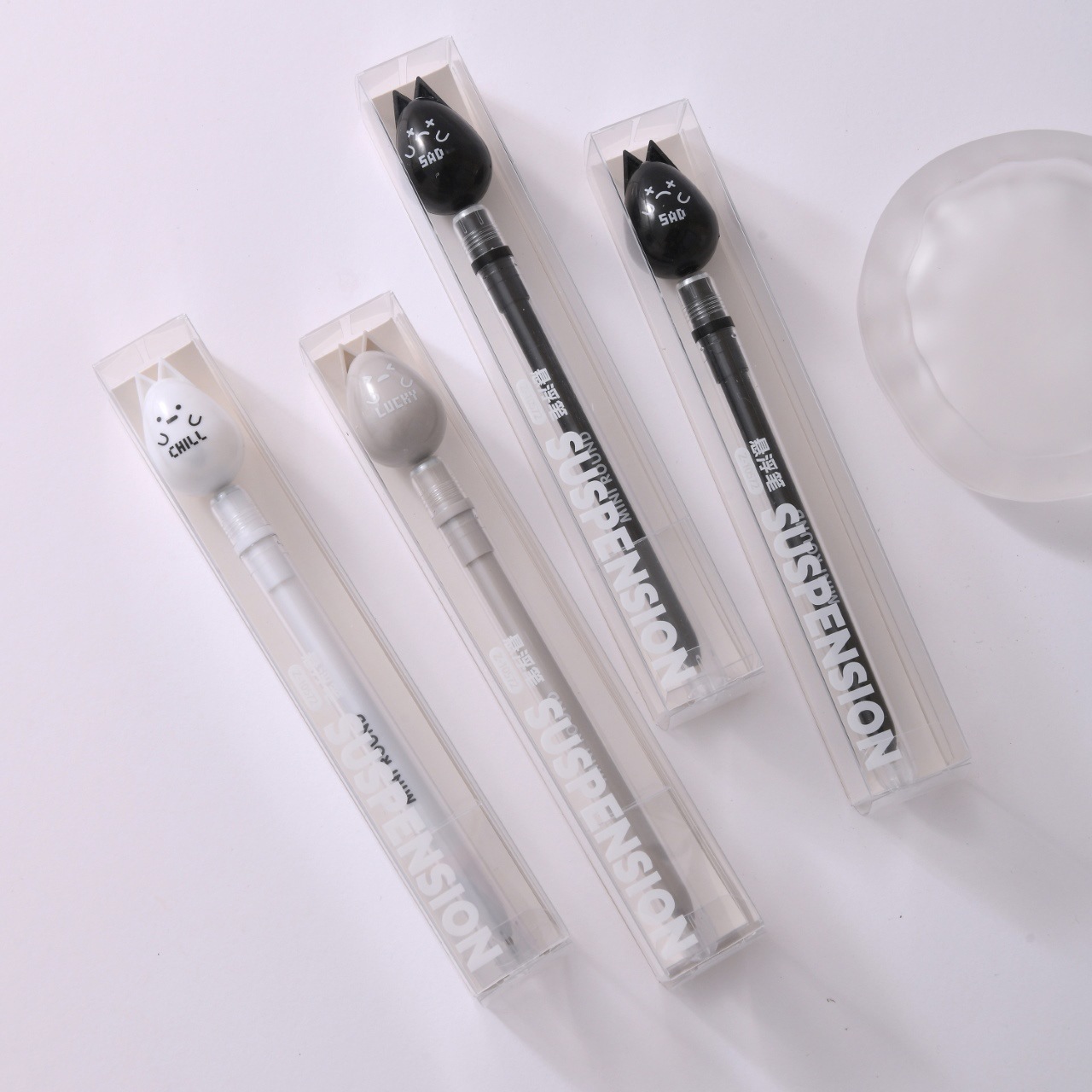 Chenxi Healing Floating Pen 0.5mm Gel Pen, Student stationery, Plastic Long Pen Cap, stress-relieving Wholesale Writing pen pic 2