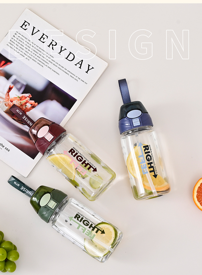 吸管水杯学生耐高温卡通可爱通用批发塑料随手杯直饮大容量水壶详情34