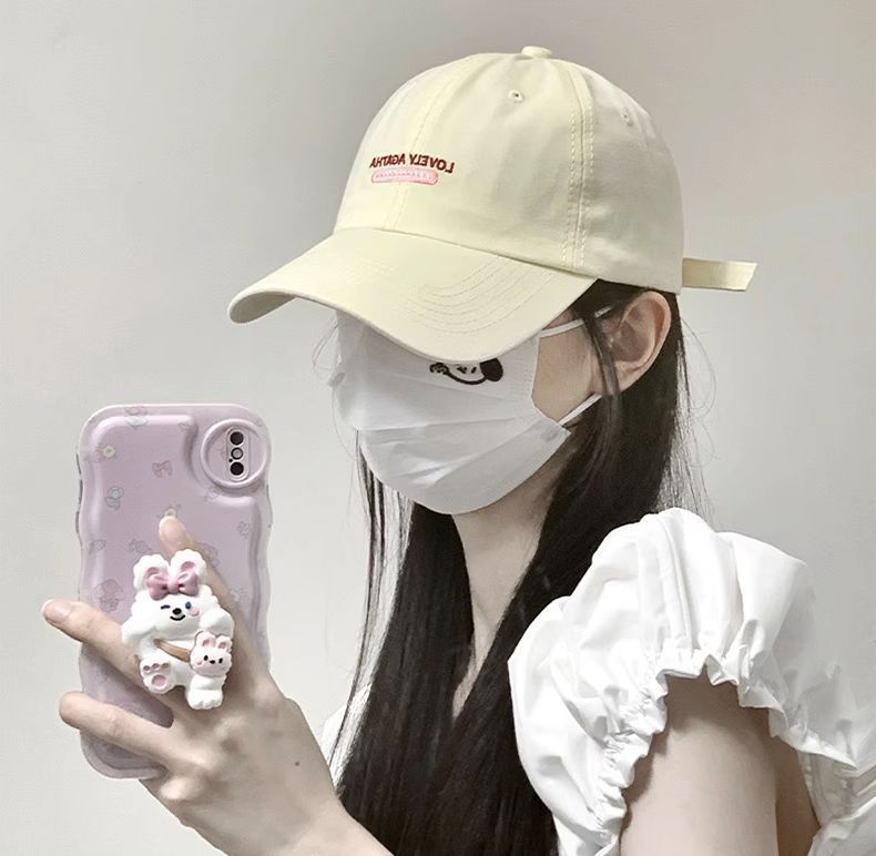 品牌【森多娜】休闲帽 通勤款 新款ins粉色棒球帽子女春夏天韩版时尚百搭字母学生鸭舌帽批发详情1