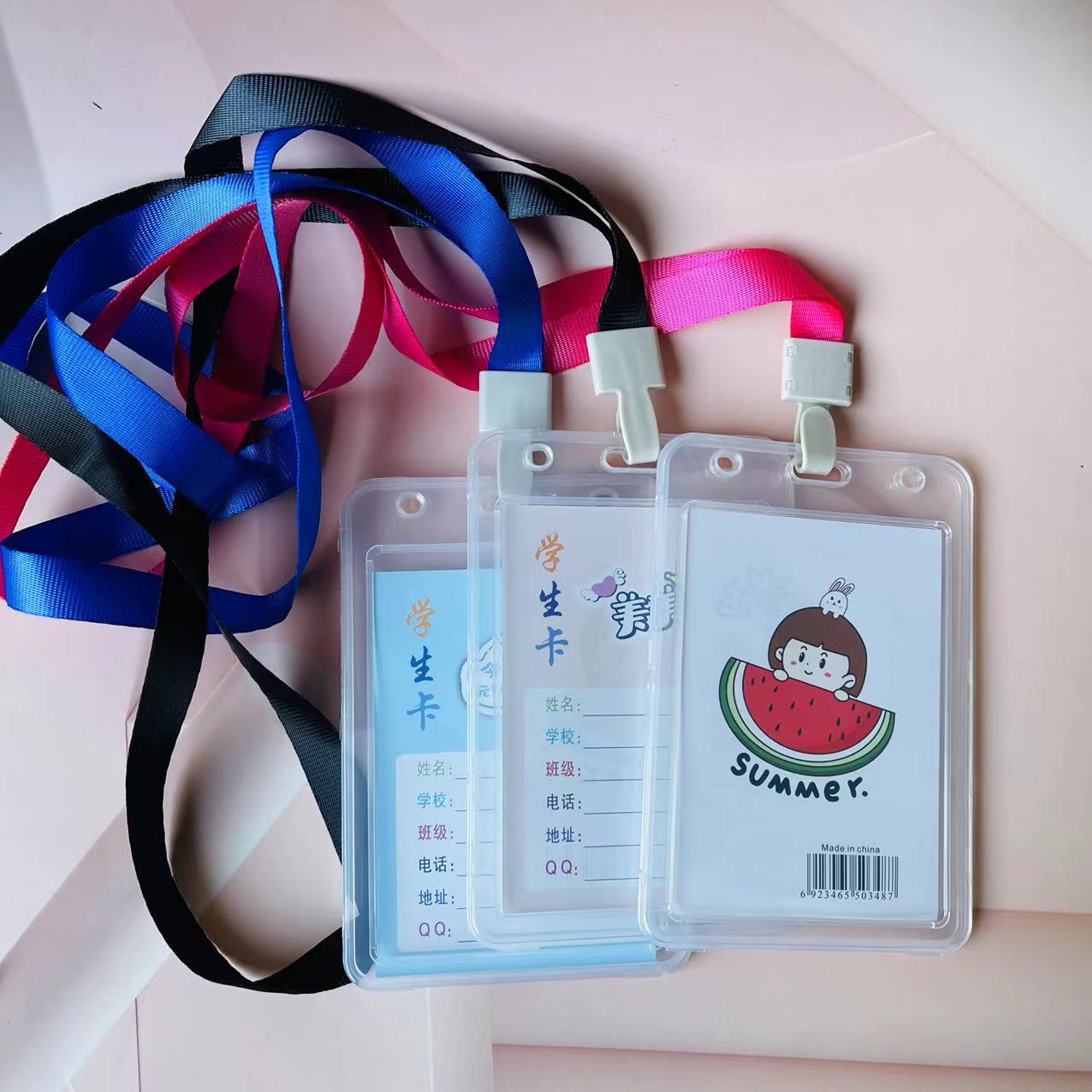 【 Zone 3-2 】 Large hard card holder: 20 yuan per pack, 1000 yuan per box. Card holder: Student, campus meal card, transparent work ID card, work ID card with lanyard, name tag, school name protection case: 1 yuan pic 3