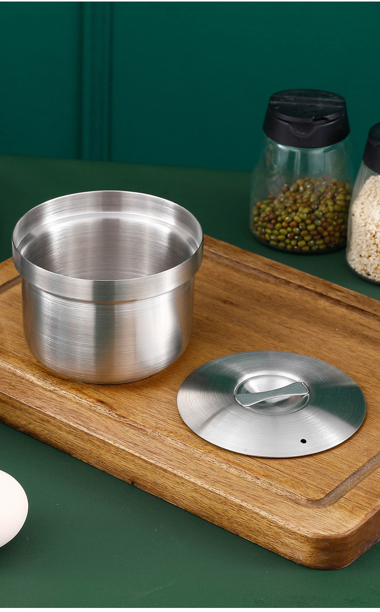 304 stainless steel steamed egg bowl, water steamer cup, thickened stainless steel single-layer bowl, steamed egg custard steamer cup, baby complementary food bowl pic 16