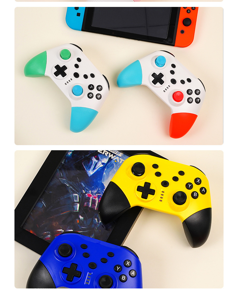 The NS20 private model switchpro controller with vibration can wake up the switch console and supports PC controllers pic 17