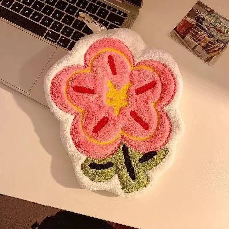 挂式擦手巾网红有钱花擦手巾厨房卫生间速干儿童吸水珊瑚绒挂巾详情7