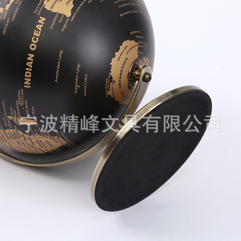 Globe 20cm English light luxury wine cabinet, office study desk, home decoration matte globe ornament pic 7