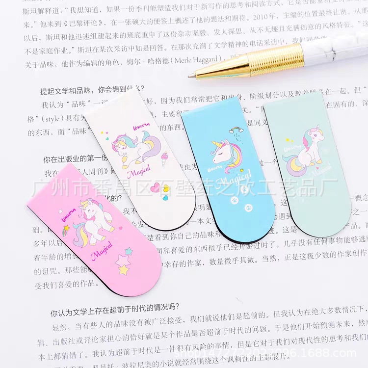 Factory wholesale, free design of various styles of magnetic folding bookmarks, Amazon blessing literary bookmarks, national trend pic 8