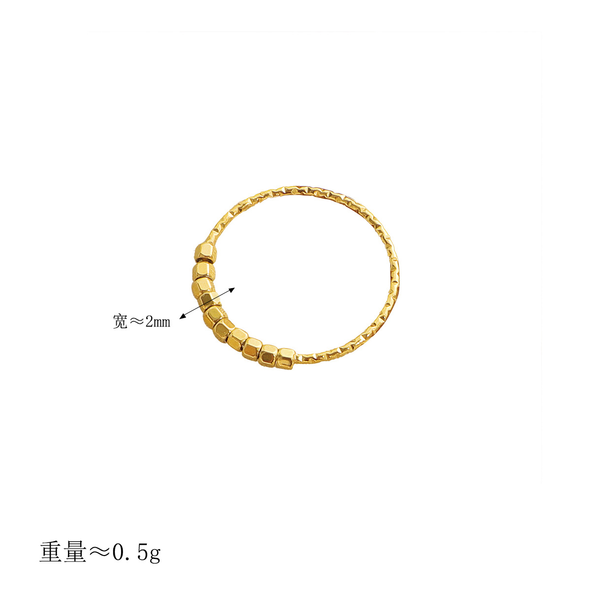 钛钢戒指精致小方块十全十美指环个性百搭气质不掉色食指女小方糖详情1