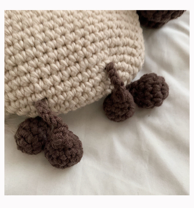 手工编织包包diy针织毛线包可爱卡通小羊编织包单肩斜挎包女成品详情16