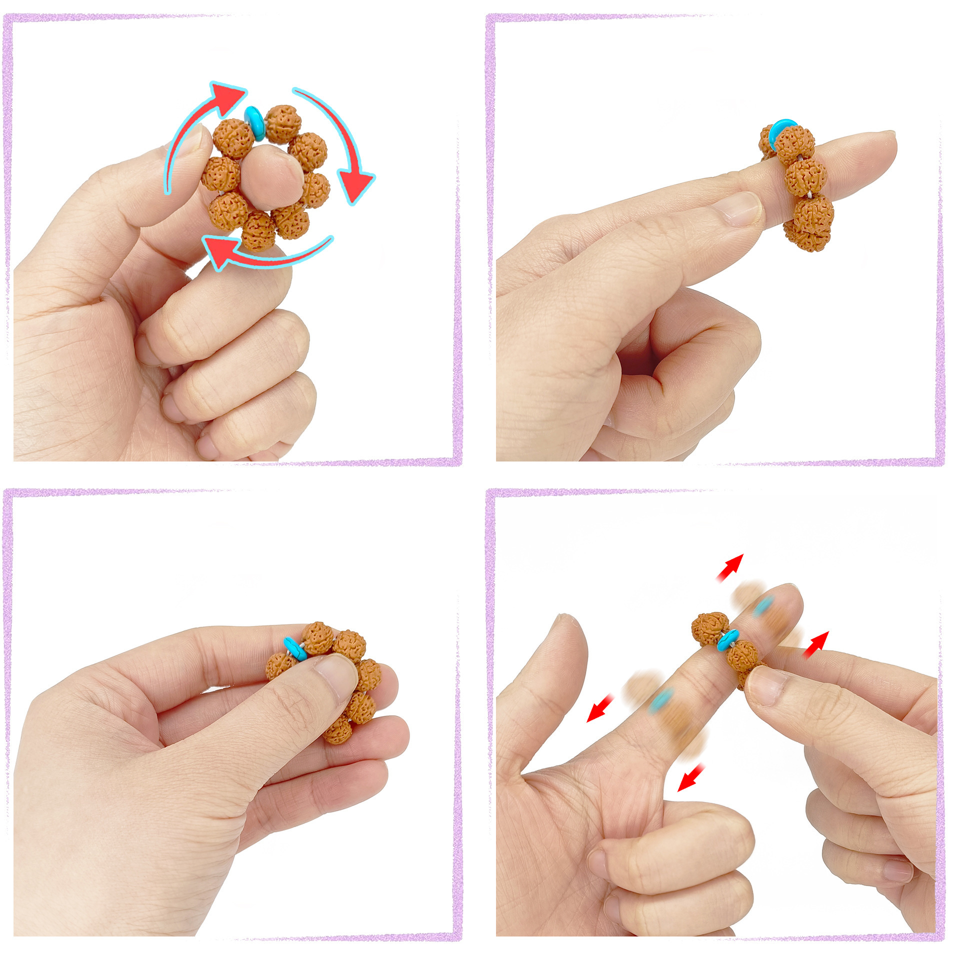 创意解压手捻绕指柔小金刚菩提子指环手指按摩器减压指尖玩具批发详情3