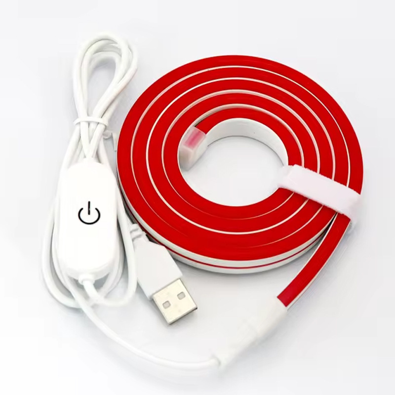 USB灯带5V低压柔性霓虹硅胶灯条防水led化妆镜床头电视背景氛围灯详情15