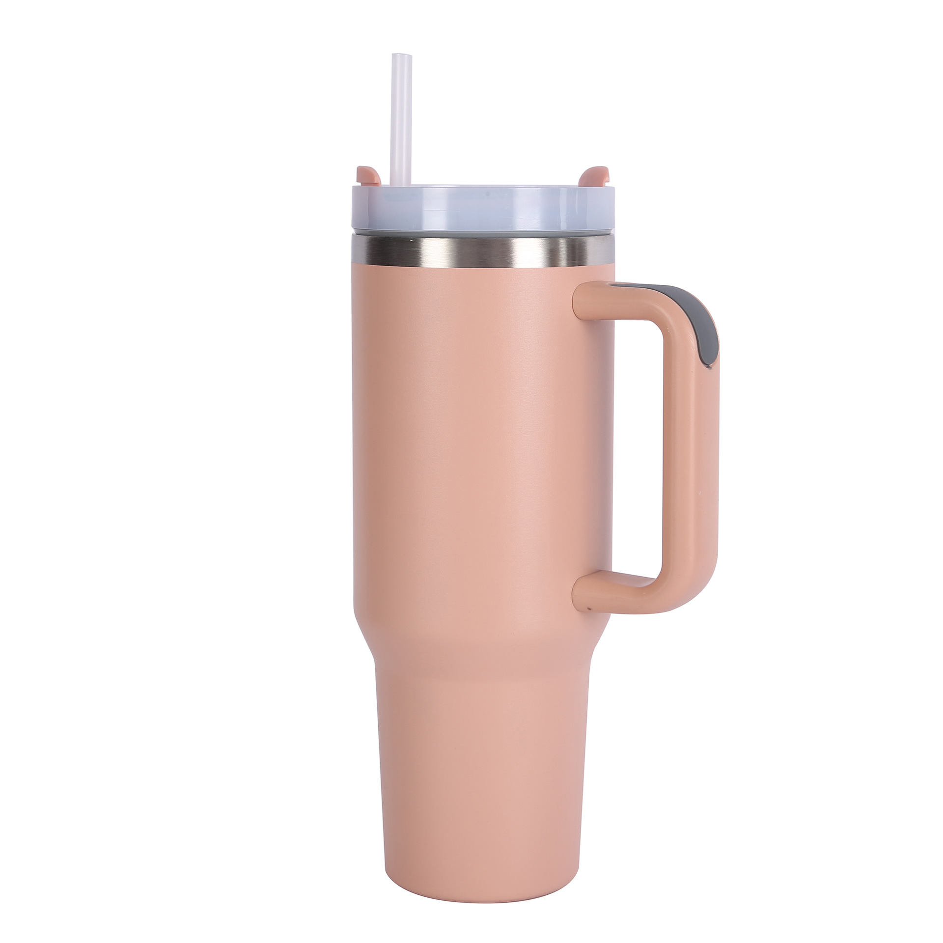 跨境40oz二代汽车杯冰霸杯304不锈钢保温杯带手柄吸管杯带吸管详情11