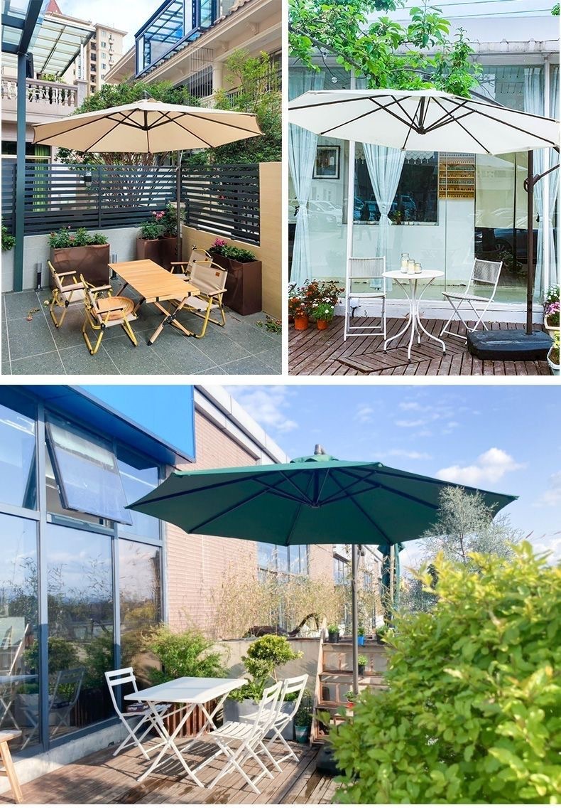 户外遮阳伞庭院伞太阳伞香蕉伞厂家花园折叠伞详情11