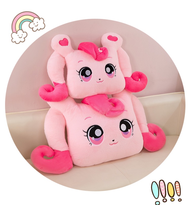 新品水豚噜噜毛绒玩具可爱呆萌奶龙玩偶靠枕抱枕生日礼物娃娃批发玩具详情16