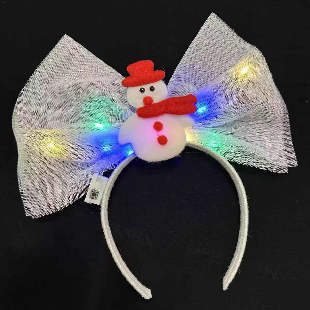 网红发光天使翅膀背饰地摊夜市热销闪光花环兔子发箍彩球蝴蝶头饰详情24