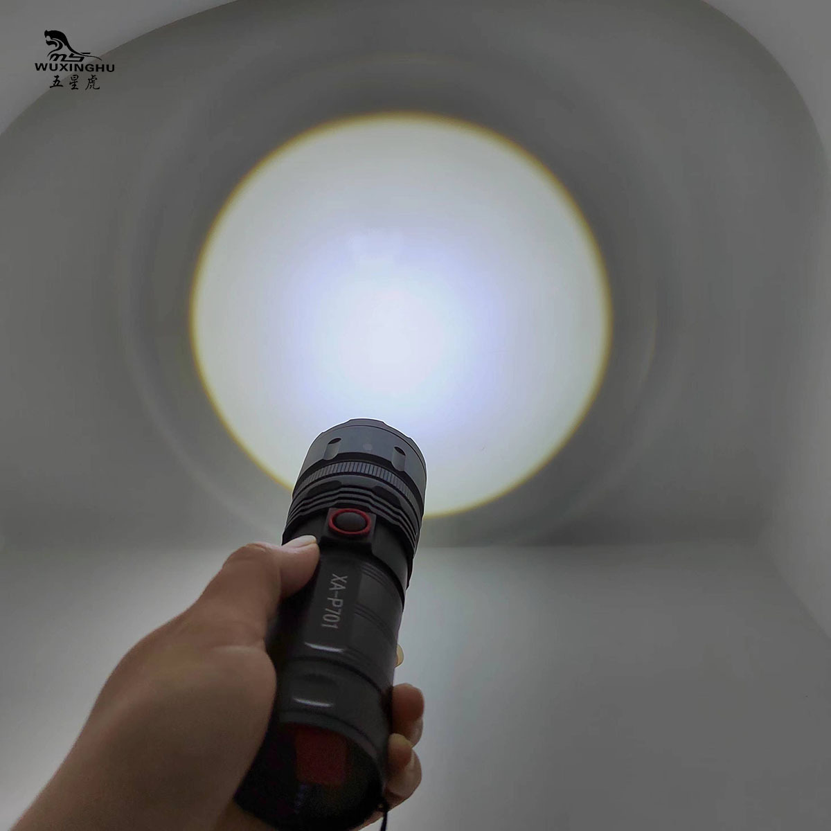 B702 White laser aluminum alloy flashlight, zoom charging with output, gift box set, special laser lamp for lighting fixtures pic 6
