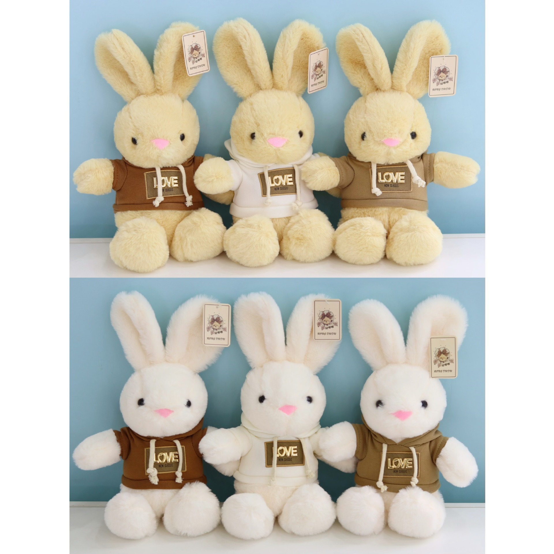 可爱小兔子毛绒玩具公仔毛衣兔玩偶布娃娃精品娃娃机儿童陪睡礼物详情5