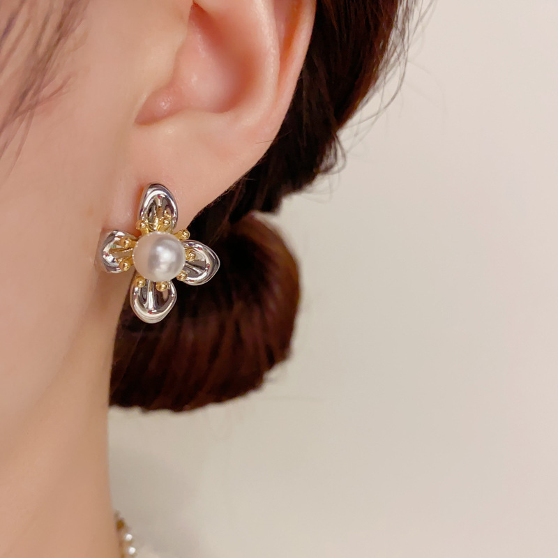 简约经典耳钉推荐100款百搭时尚925银针耳环锆石珍珠几何耳饰批发详情16