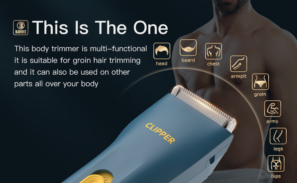 Electric clipper, adult hair scraper, armpit electric waterproof hair clipper, silent body hair shaving device for men and women pic 5