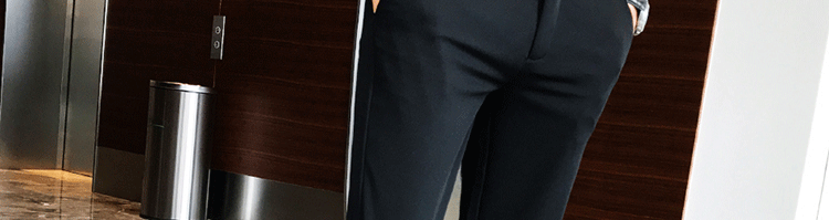Primavera/otoño pantalones de pie slim para hombres versión coreana traje de moda pantalones premium para plankton pantalones casuales para hombres pic 47
