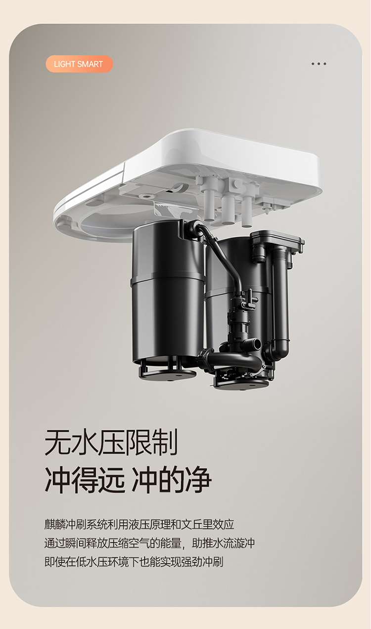 Jiadao ordinary toilet is not afraid of relocation, does not need to be plugged in for flushing, and requires low water pressure. Siphonic toilet pic 8