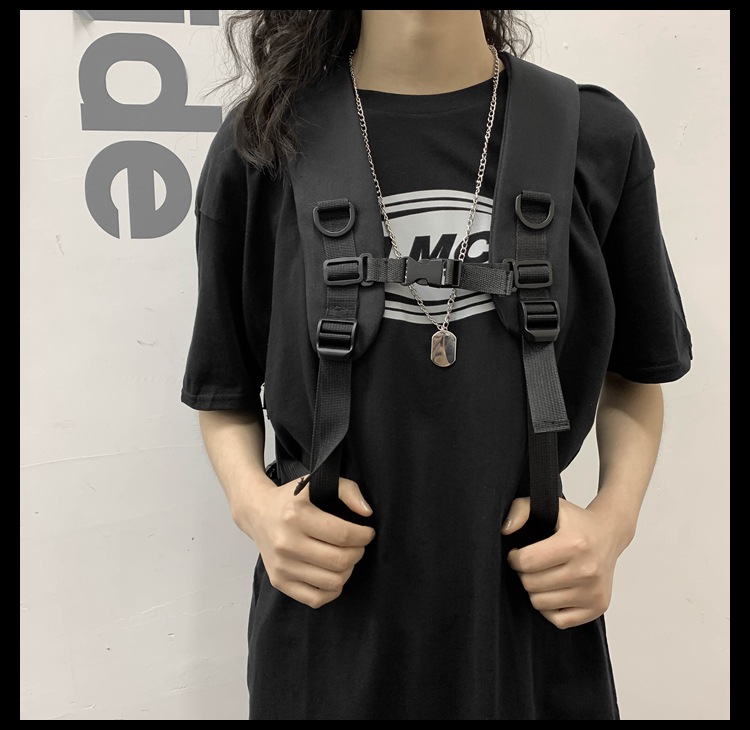 2025夏季新款学院风清新ins女包纯色日系女包大学生时尚生双肩包详情4