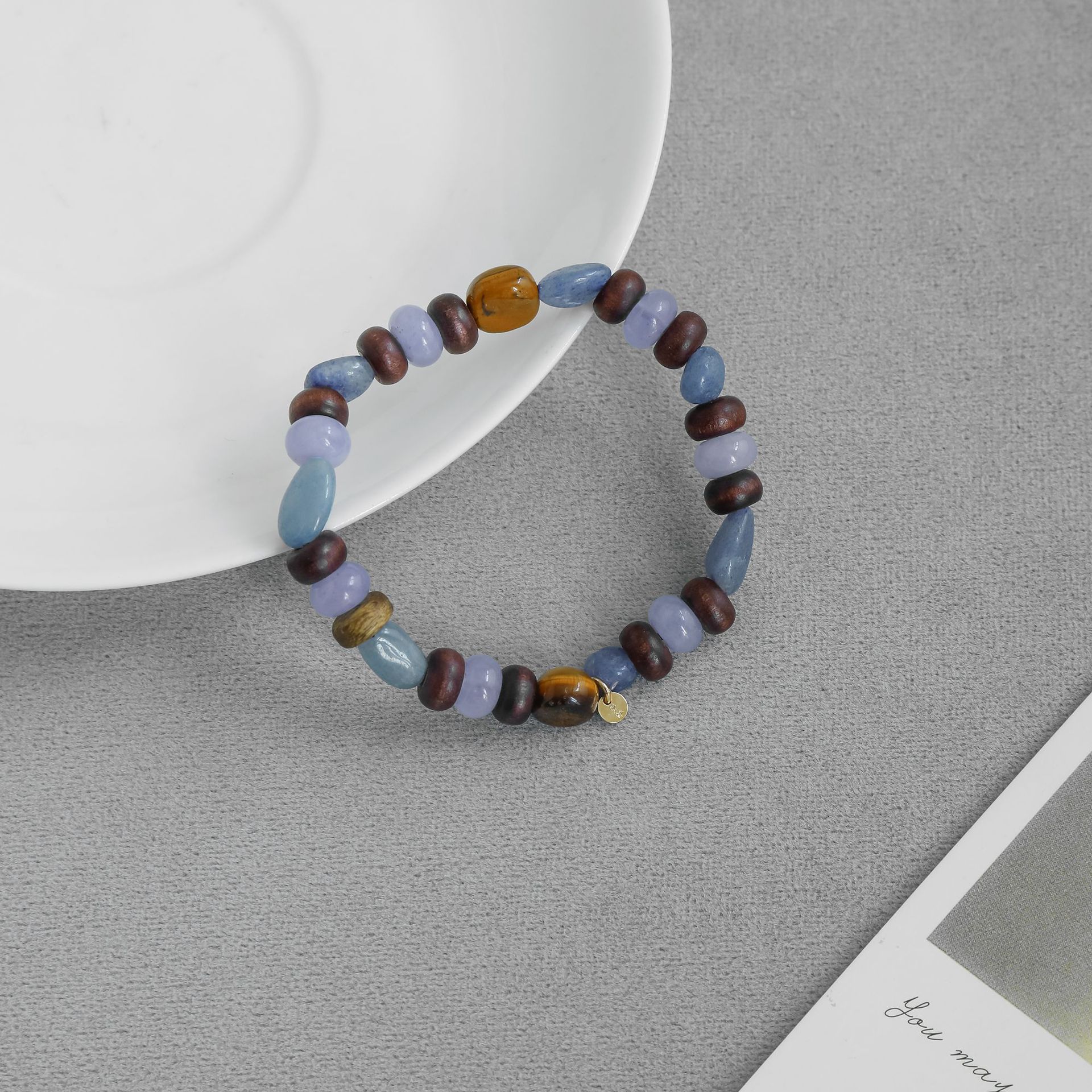 山野家沉香珠串珠手链 新中式简约小众禅风通勤子修串珠手串手链详情5