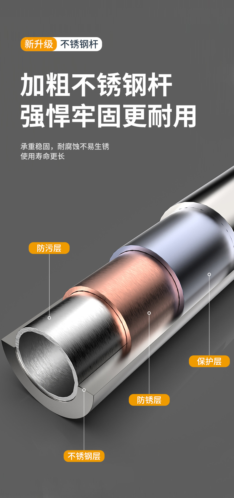 优美佳刮水拖把地板刮水器浴室扫水地刮扫头发神器卫生间魔术扫把详情4