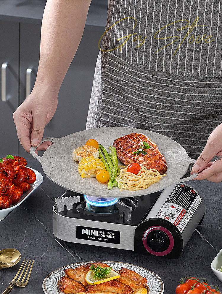 定制野餐迷你小卡式炉具家用瓦斯燃气卡斯炉户外车载便携式煤气灶详情5