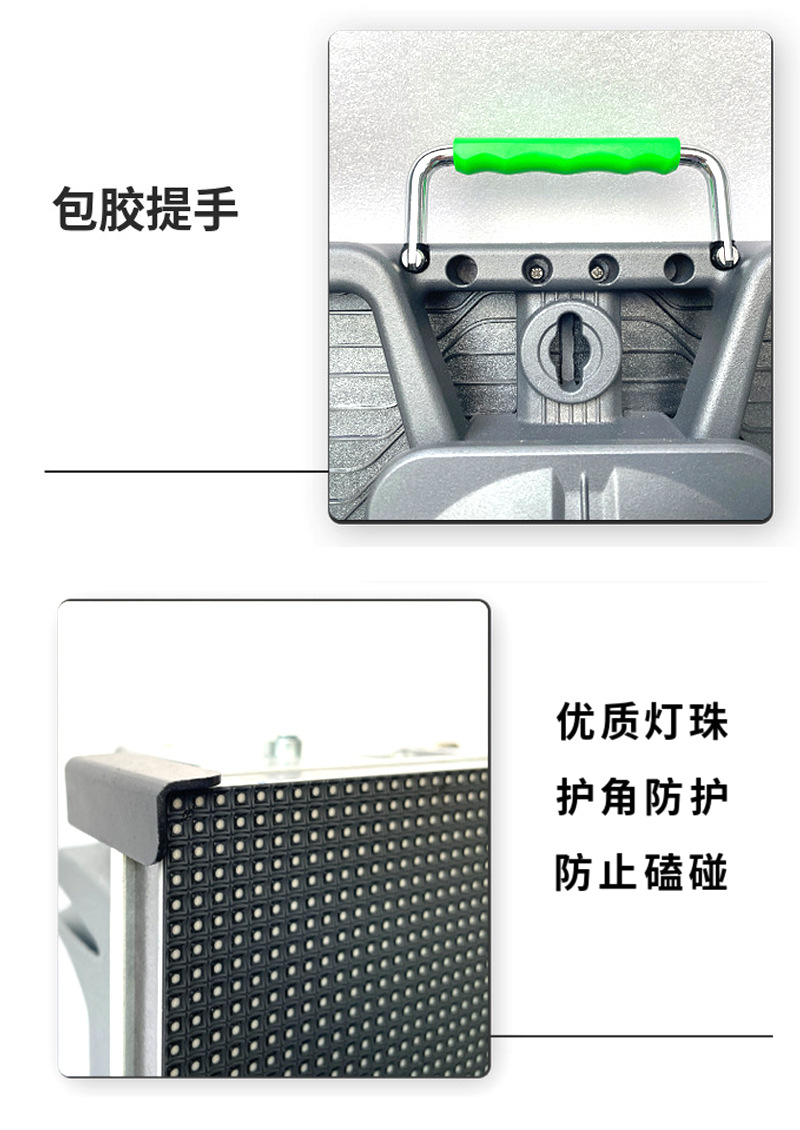 Indoor P2.976-P3.91 stage rental led display screen, high-definition full-color small-pitch mobile splicing advertising screen pic 6