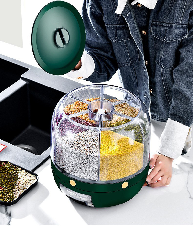 Household sealed cans for grains and cereals, insect-proof and moisture-proof rice jars, food-grade storage containers, and storage boxes pic 36