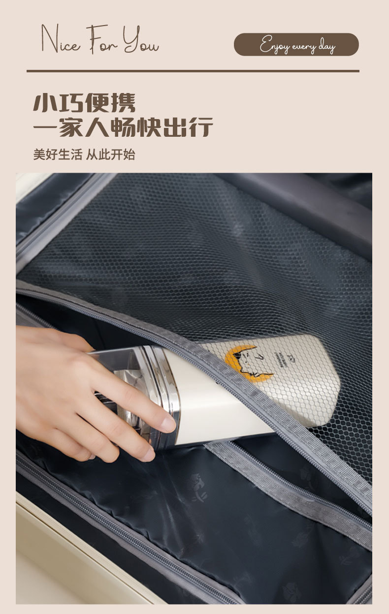 爱优汇旅行漱口杯三合一轻奢风便携牙杯牙刷收纳盒出差旅游洗漱杯 pic 9