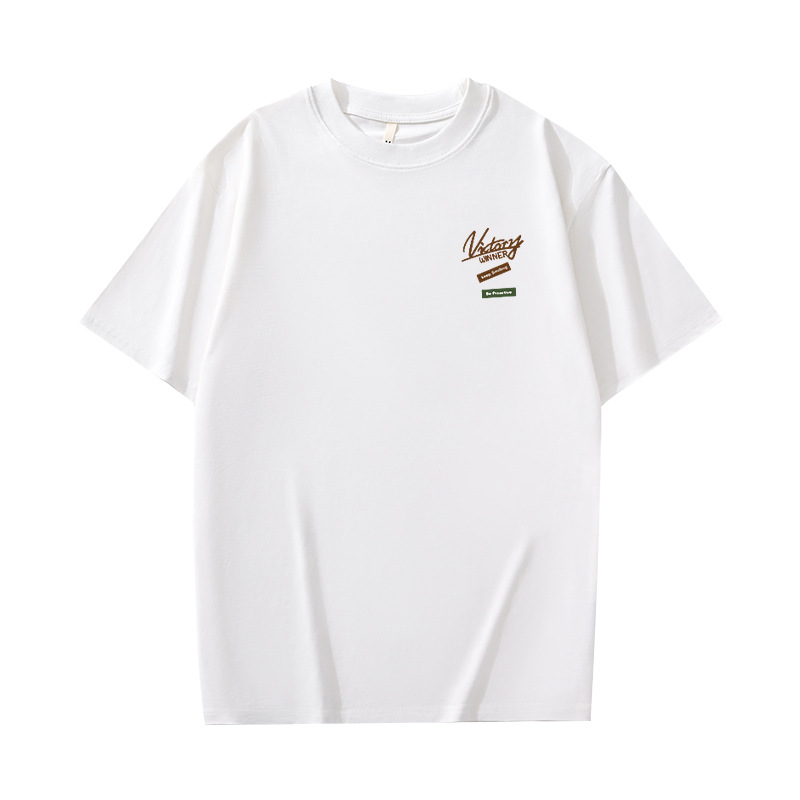 潮牌t恤男2025新款短袖夏季上衣学生宽松体恤半截袖打底衫详情6