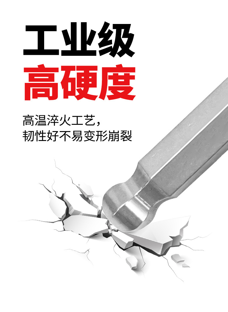 Single Allen wrench set, single universal extra-long automatic ball head hexagon wrench 1.5-19mm pic 5