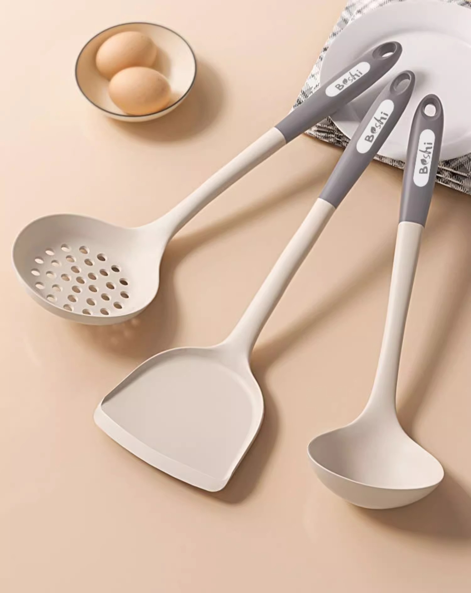 家用一体式耐高温食品级硅胶软刮刀烘焙奶油铲子抹刀搅拌刮板工具详情1