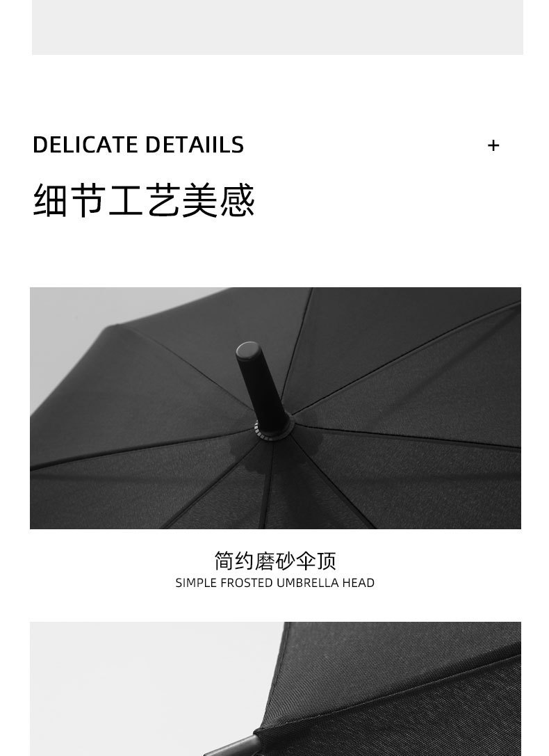 Long umbrella advertising, umbrella printing, LOGO production, long-handled umbrella, sunshade umbrella, wholesale of umbrellas, double sun protection golf umbrella pic 10