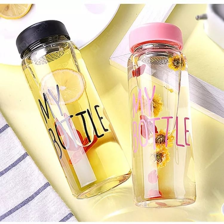 简约透明塑料水杯户外便携运动情侣茶水分离学生礼品瓶批发详情1