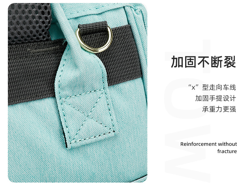 媽咪包定制雙肩背包手提袋大容量多功能防水母嬰包訂制usb媽媽包詳情43