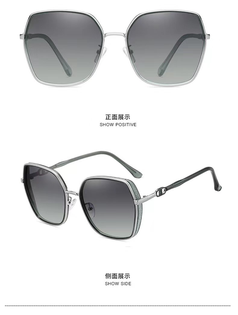新款网红大框墨镜女潮防光太阳镜防晒防紫外线高级感大脸显瘦时尚详情19