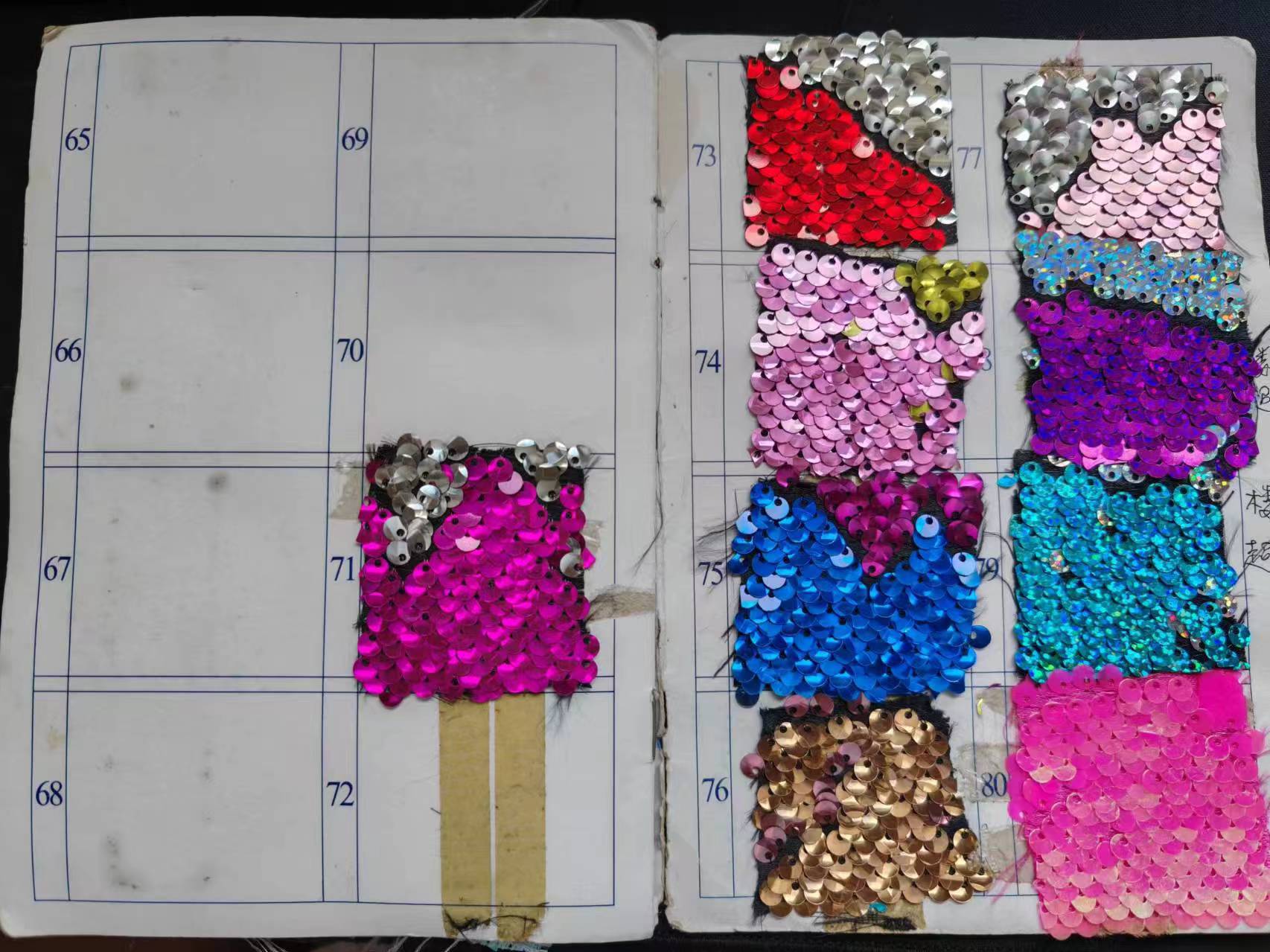 亚马逊卡通双色亮片美人鱼啪啪圈手环饰品手腕带儿童批发节日礼物详情20