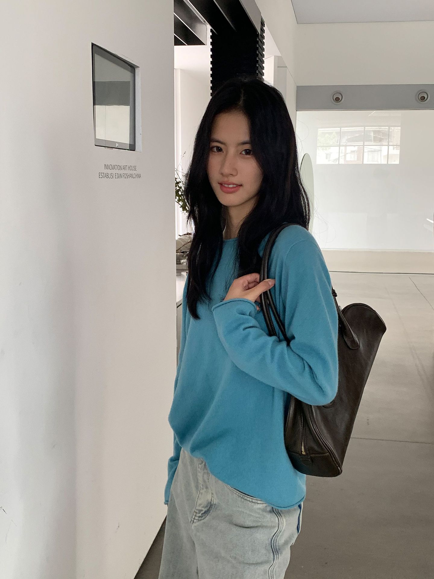 Korean-style seamless one-piece process round-neck pullover cotton and wool sweater, basic base layer for women a1183 in autumn and winter pic 80